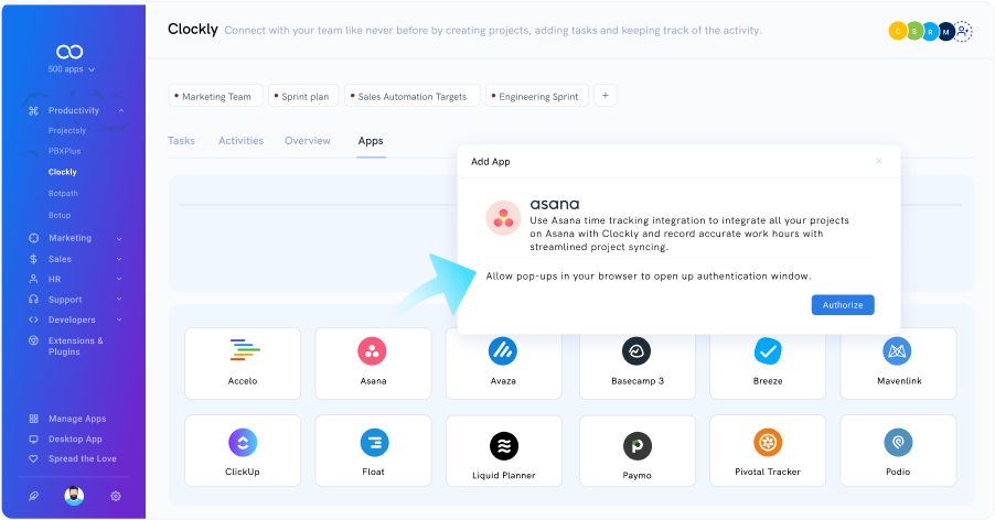 integrate with your pm leave note