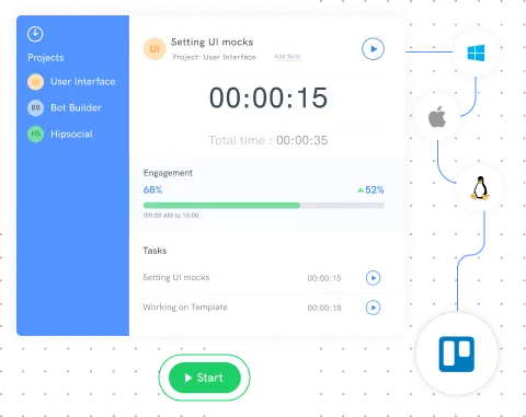 easy-to-use time tracking